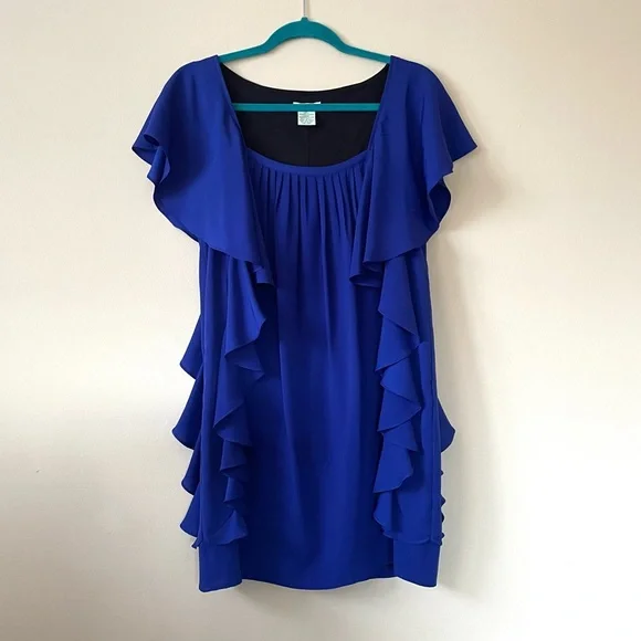 dELiA*s | Dresses | Rare Delias 2env Royal Blue Ruffle Mini Dress | Poshmark
